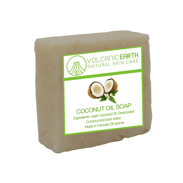 Natural handmade Coconut Oil soap - 4 bars