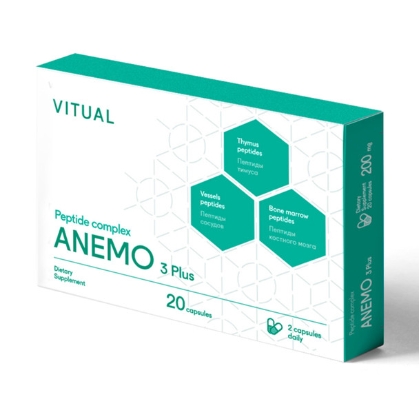 Anemo 3 Plus - Endurance & Immune System Peptide Bioregulator Complex