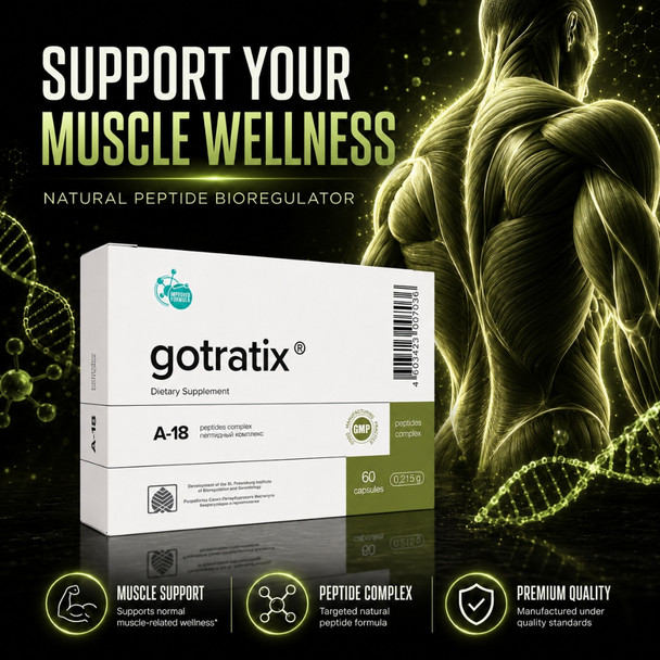 Gotratix A-18 Muscle Peptide Bioregulator 20 Capsules
