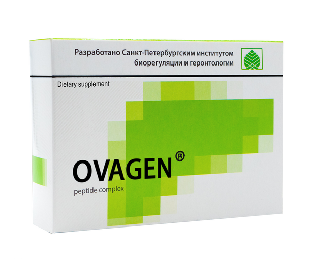 Ovagen - Cytogen liver peptide bioregulator available in 20 & 60 capsules