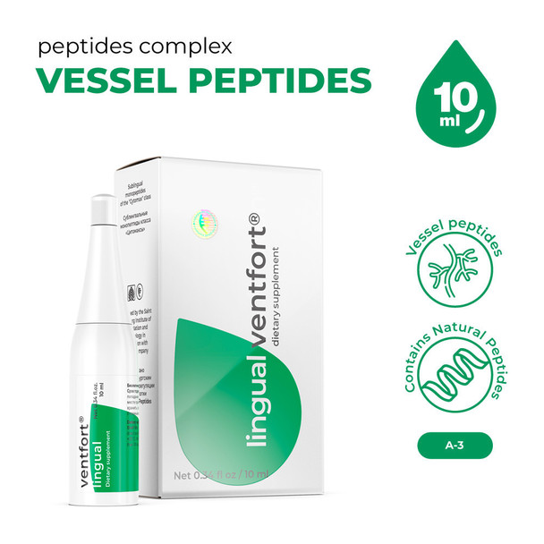 Ventfort Lingual A-3 Natural Sublingual Blood Vessels Peptide Bioregulator