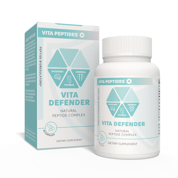Defender – Natural Peptide Bioregulator Complex - available in 30 & 60 capsules Defender – Natural Peptide Bioregulator Complex - available in 30 & 60 capsules