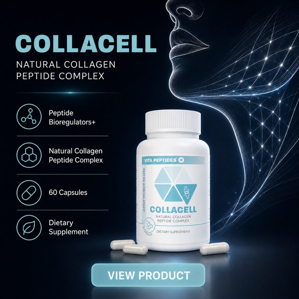 Collacell – Collagen Natural Peptide Bioregulator 60 Capsules