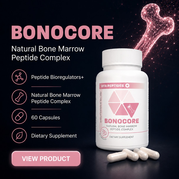 Bonocore – Bone Marrow Natural Peptide Bioregulator 60 Capsules