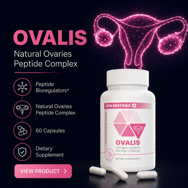 Ovalis – Ovaries Natural Peptide Bioregulator 60 Capsules