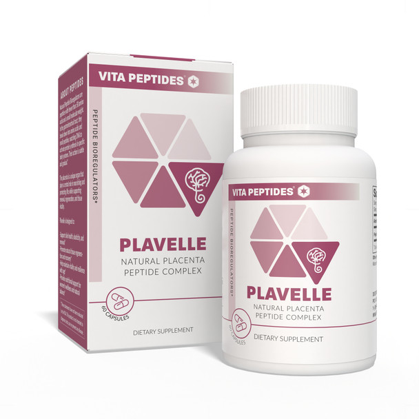 Plavelle – Placenta Natural Peptide Bioregulator - available in 30 & 60 capsules