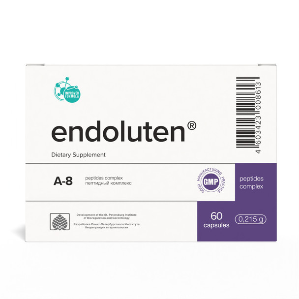 Endoluten A-8 Pineal Peptide Bioregulator 60 Capsules
