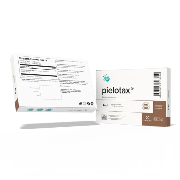 Pielotax® A-9 Kidney Peptide Bioregulator 20 Capsules