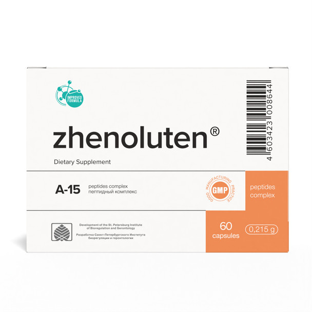 Zhenoluten A-15 Ovary Peptide Bioregulator 60 Capsules