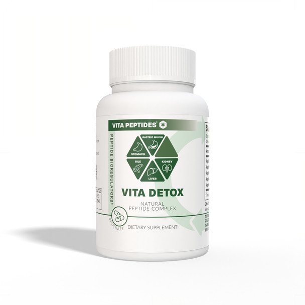 Vita Detox – Natural Peptide Bioregulator Complex 30 Capsules