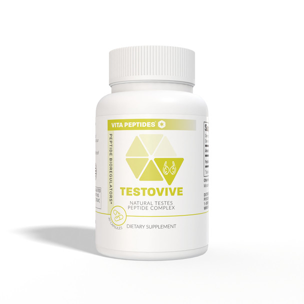 Testovive – Testes Natural Peptide Bioregulator 30 Capsules