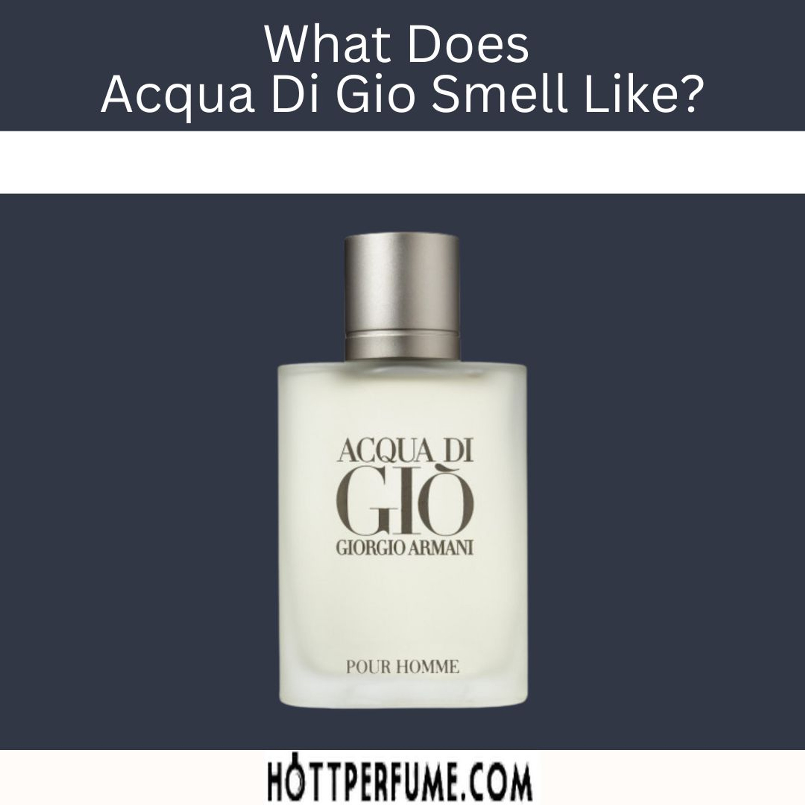 What Does Acqua Di Gio Smell Like?