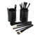 12 pc Makeup Brush Set With Black Canister
