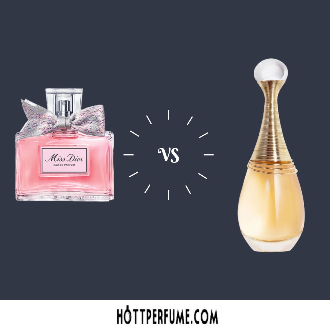 女性用香水セット（Miss Dior, J'adore他） Miss Dior vs J'adore: Decoding the Fragrance Battle - HottPerfume.com