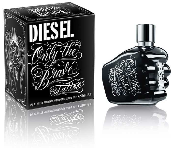 Diesel Only The Brave Tattoo for Men 2.5 oz Spray