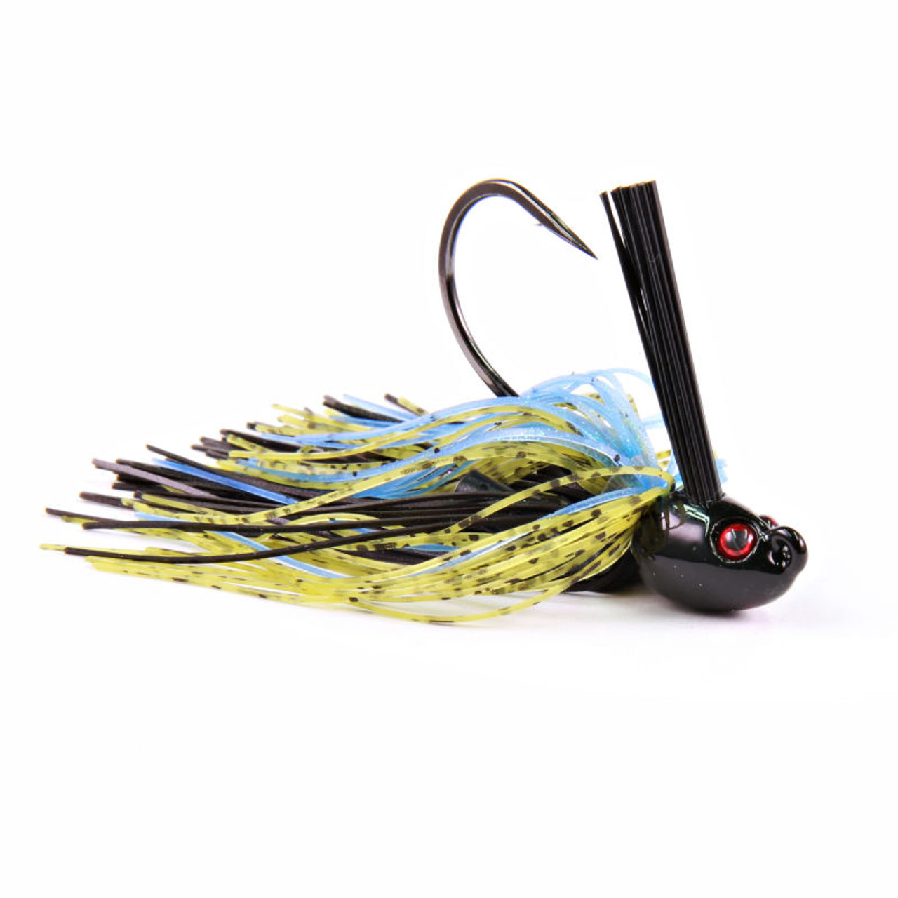 1/4 oz Black/Blue Craw Finesse Jig - The Perfect Jig