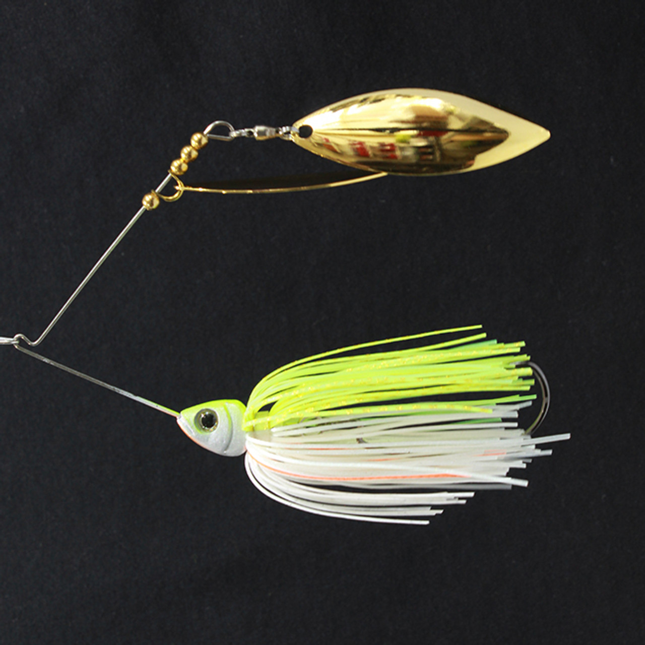 Spinner Bait Bass Fishing Blade Metal Spoon Silicone Skirts with Sharp  Hooks Swim Jig for Trout Pike Salmon 