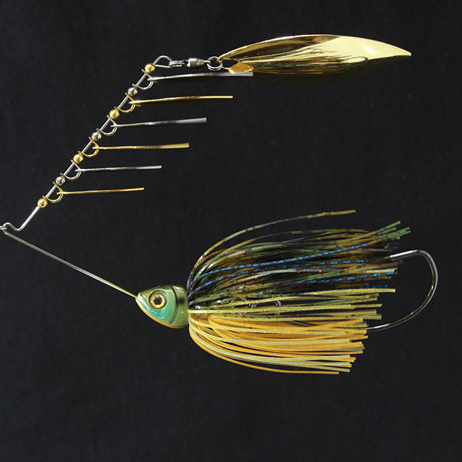 Southern Outdoors The Longshank 3/8 Oz Spinnerbait - Chartreuse DCNN-086 (2-Pack)