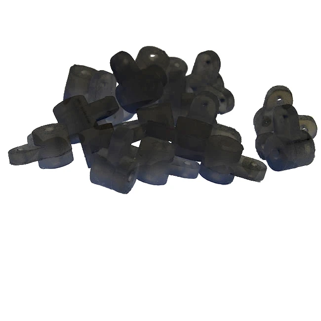 Black Rattle Bands - 25 pack