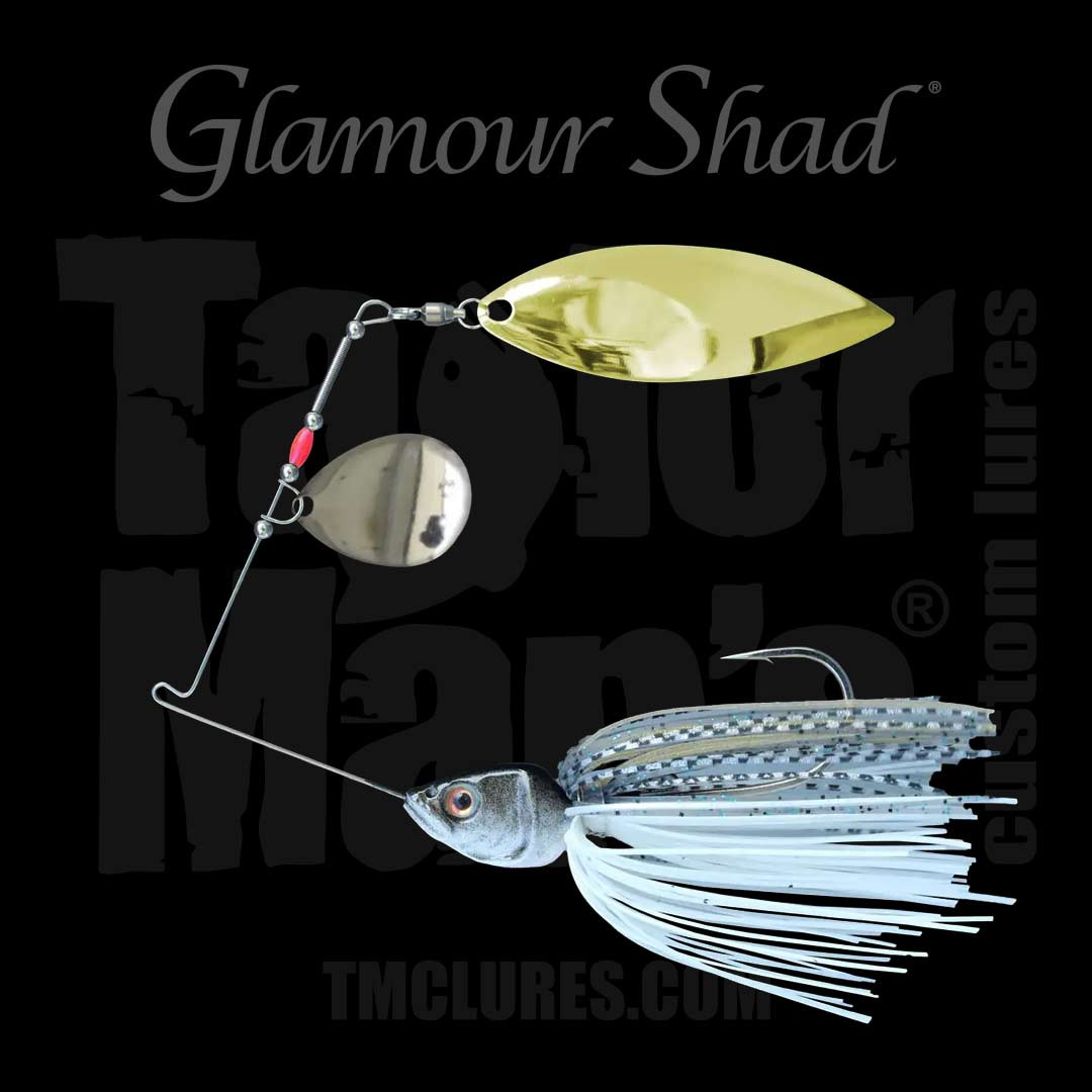 Glamour Shad™ Spinnerbait - Tandem Colorado/Willow