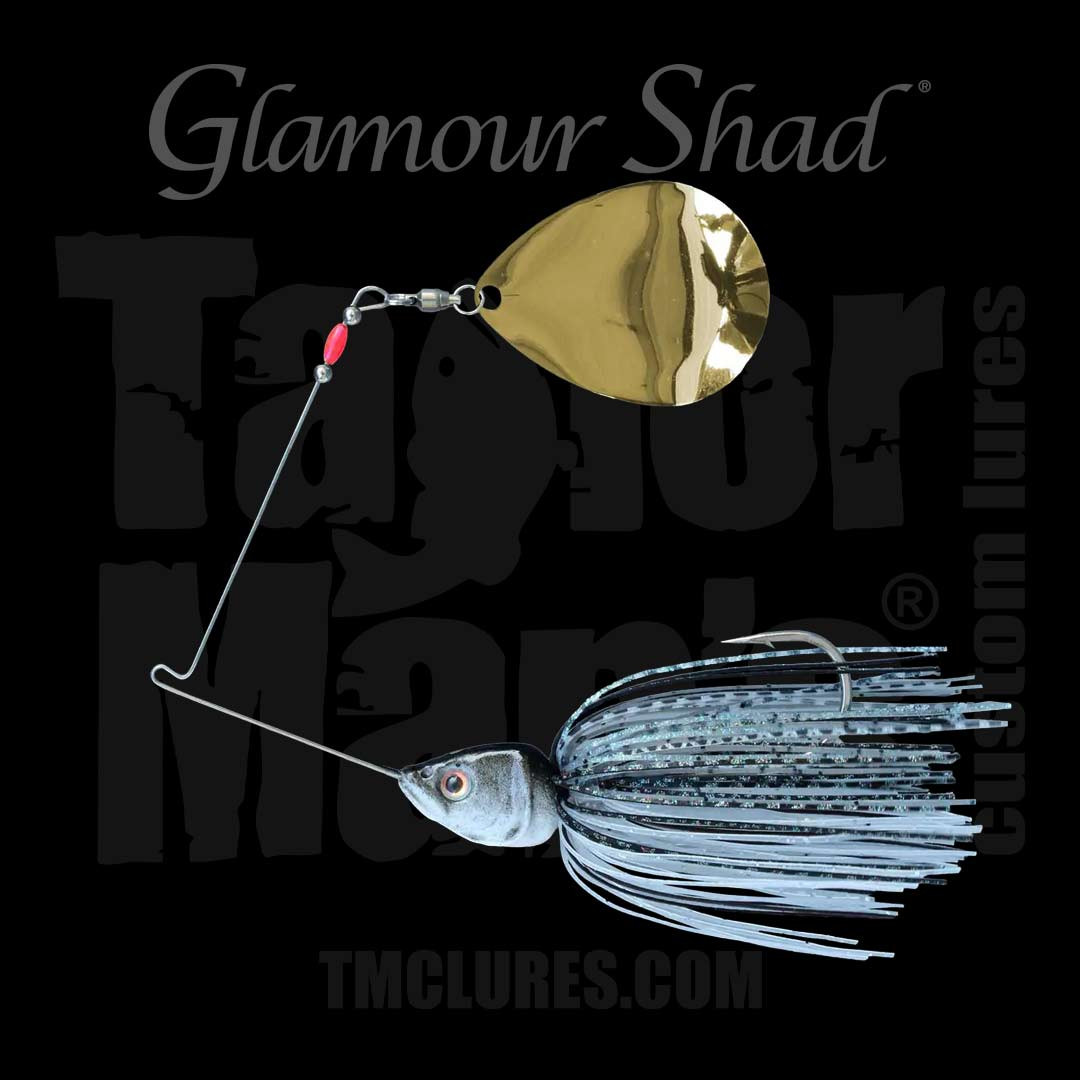 Glamour Shad™ Spinnerbait - Single Blade