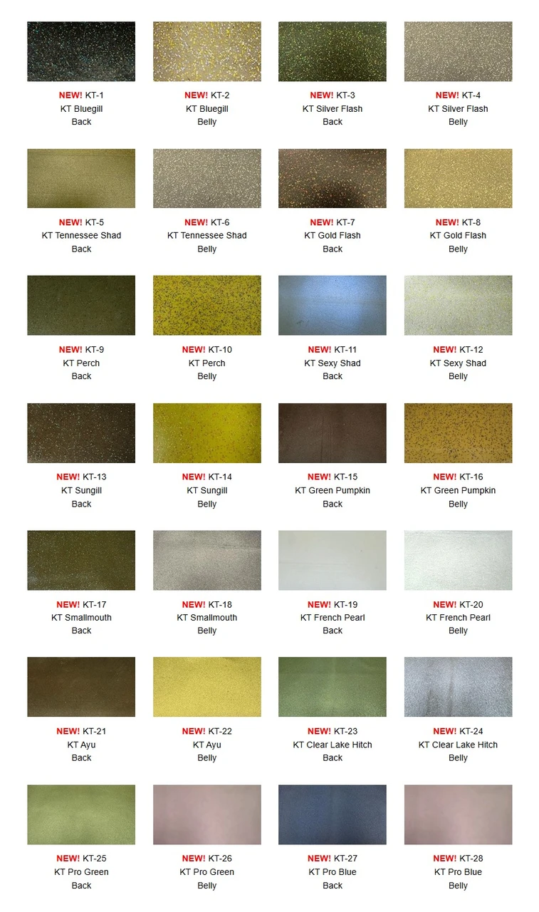 Skirts Plus Bio-Flex Silicone KT Glitter Skirt Tabs