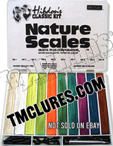 Skirts Plus Bio-Flex Nature's Scales skirt making kit with premium silicone skirt tabs and components for custom bass lures