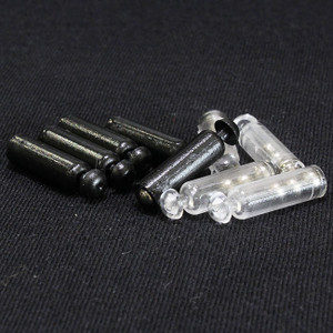 Small shotshell rattles for bass jigs and soft plastic lures, 25-pack