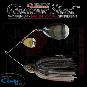 Glamour Shad Tandem Indiana Spinnerbait