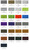 Skirts Plus Bio-Flex Fine Glitter (FG Series) silicone skirt tabs for custom bass lures, available in 10, 25, 50, or 100-count packs
