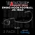 Black Taylor Man's Swing Head Football Jig Heads with free-swinging 4/0 Gamakatsu SuperLine hook.