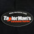Taylor Man's black oval vinyl stickers measuring 3 by 5 inches with Taylor Man's logo