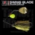 SwingBlade spinnerbait with double Colorado blades and hand-tied Tilapia skirt