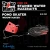 Stained Water Buzzbait Pick 6 - 3/8 oz Pond Skater in Widow Maker with red blade