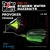 Stained Water Buzzbait Pick 3 - 1/2 oz Provoker in Frogger with black blade, chartreuse inner blade and black clacker