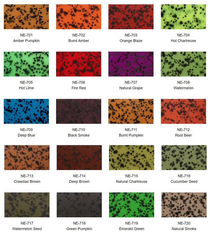 Skirts Plus Bio-Flex Nature's Edge silicone skirt tabs for custom bass lures, available in 10, 25, 50, or 100-count packs