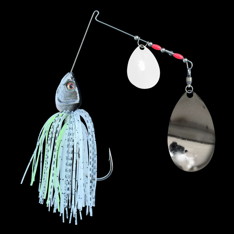 Pattern - Spot Sticker - Colorado / Indiana Blade spinnerbait - Glamour Shad