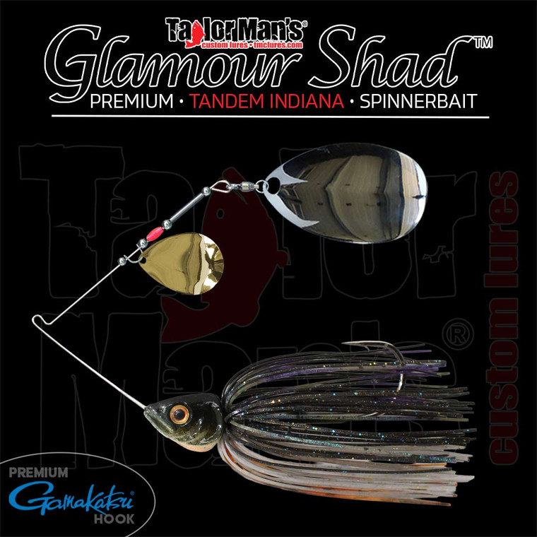 Glamour Shad Tandem Indiana Spinnerbait