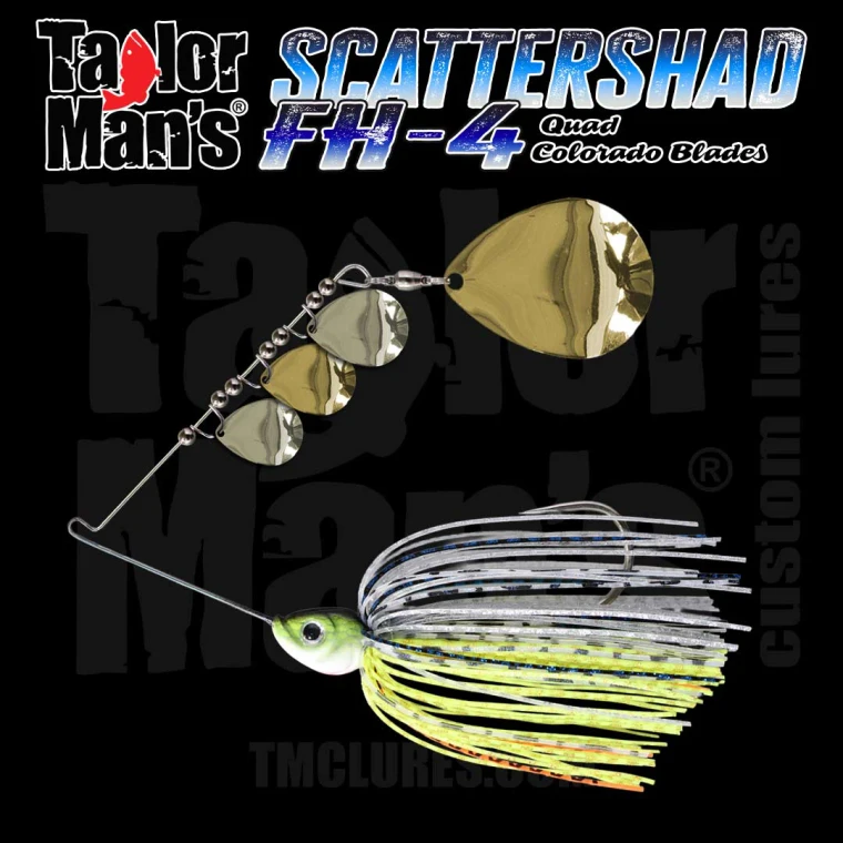 ScatterShad FH-4 Spinnerbait - Colorado Blades