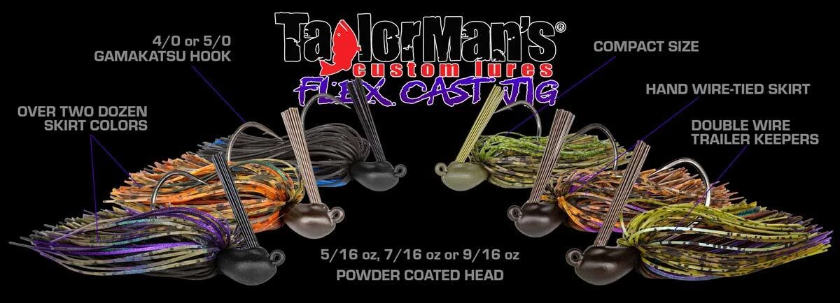 Details of the Taylor Man's Flex Cast Jig with annotation.