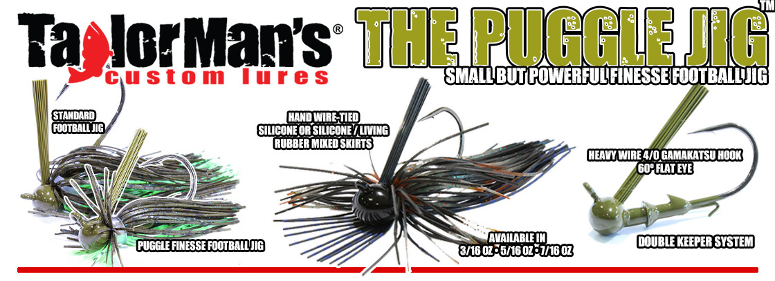 Puggle Finesse Football Jig Header