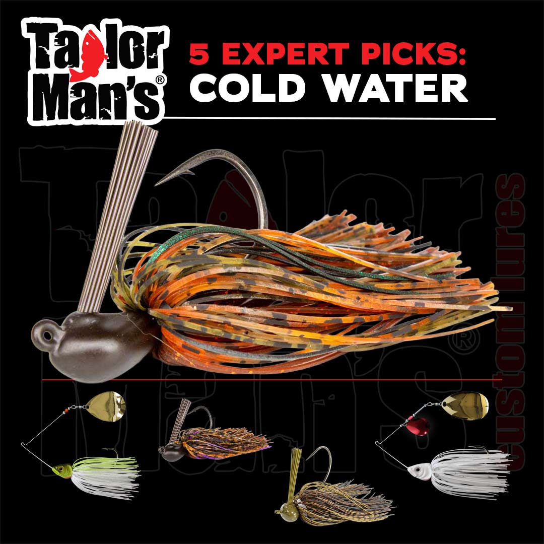 Taylor Man's expert-selected Cold Water (50°F and below) lure picks