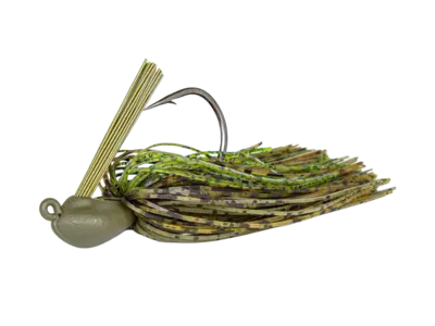 Complete green pumpkin bass jig combination