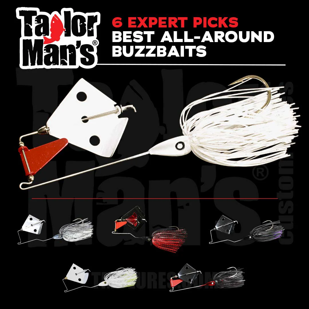 Six expert-selected Taylor Man's buzzbait picks for all-around bass fishing