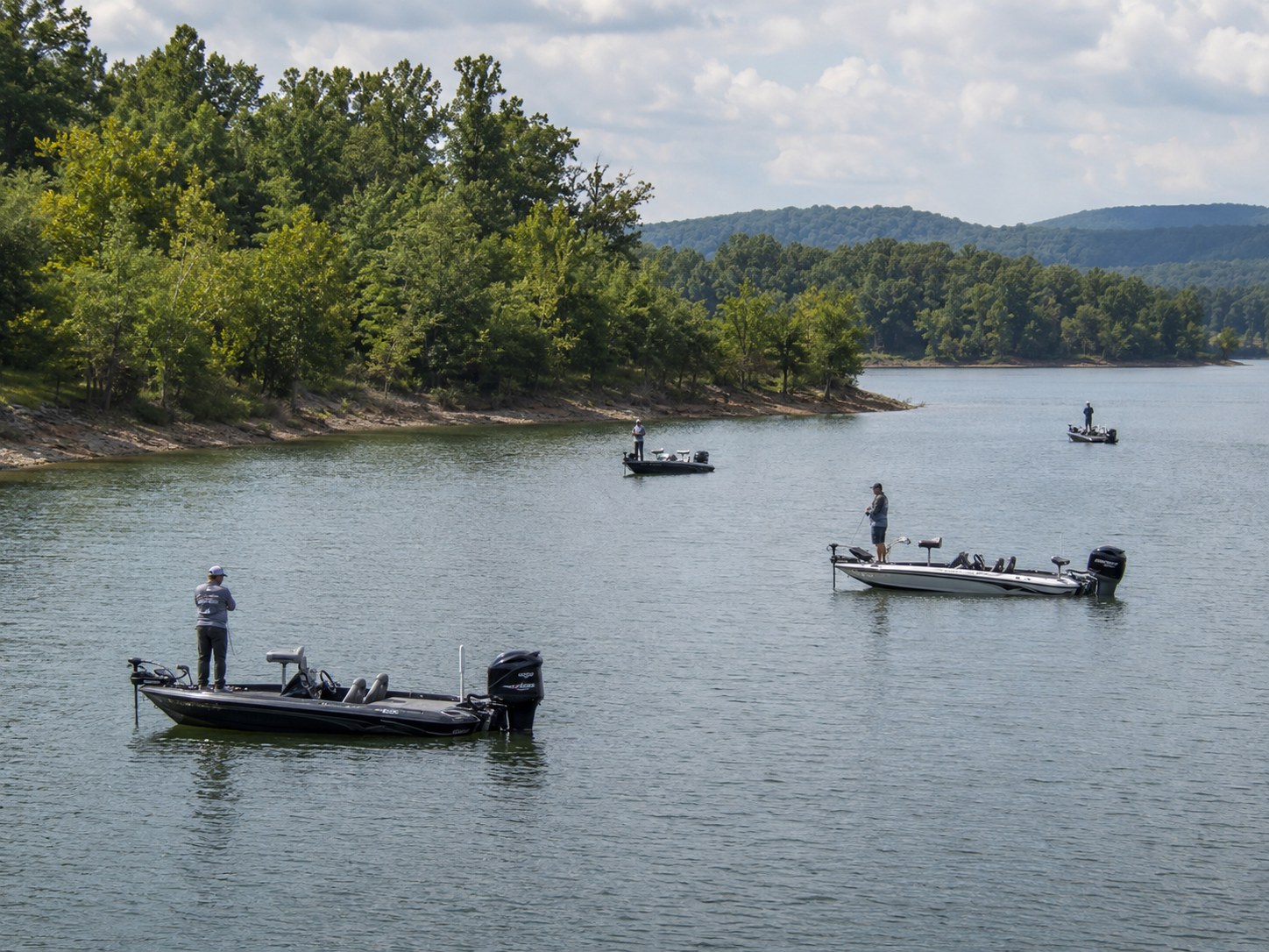 Highly Pressured Fish bass fishing conditions