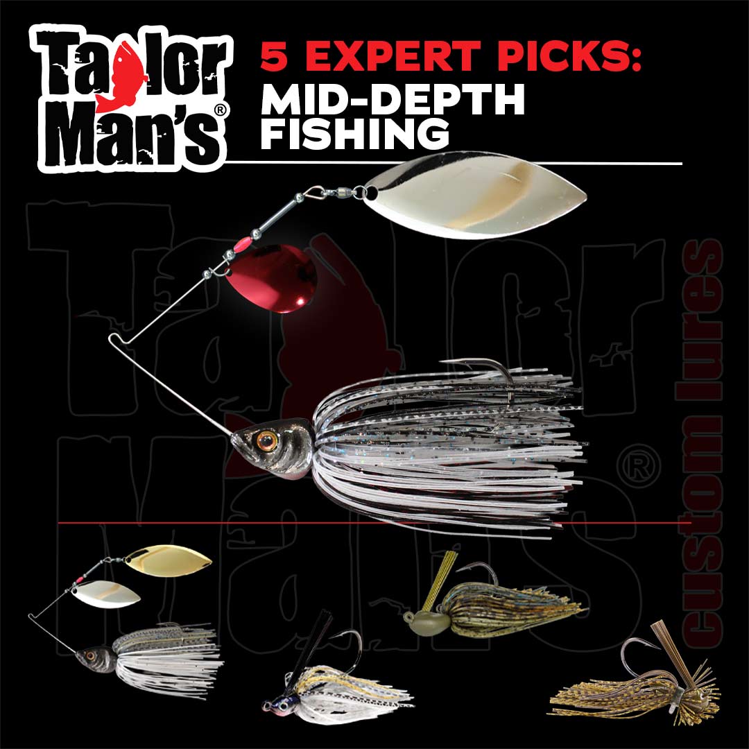 Taylor Man's expert-selected Mid-Depth Fishing (6-14') lure picks