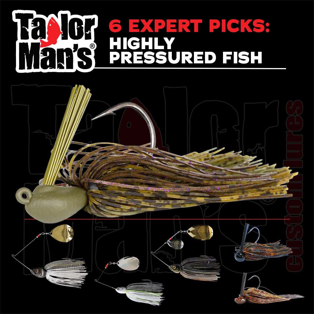 Taylor Man's expert-selected Highly Pressured Fish lure picks
