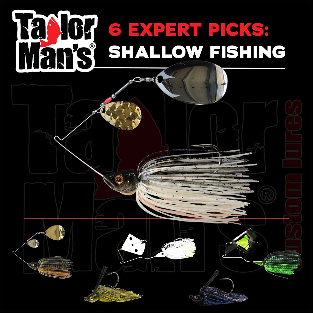 Taylor Man's expert-selected Shallow Fishing (0-5') lure picks