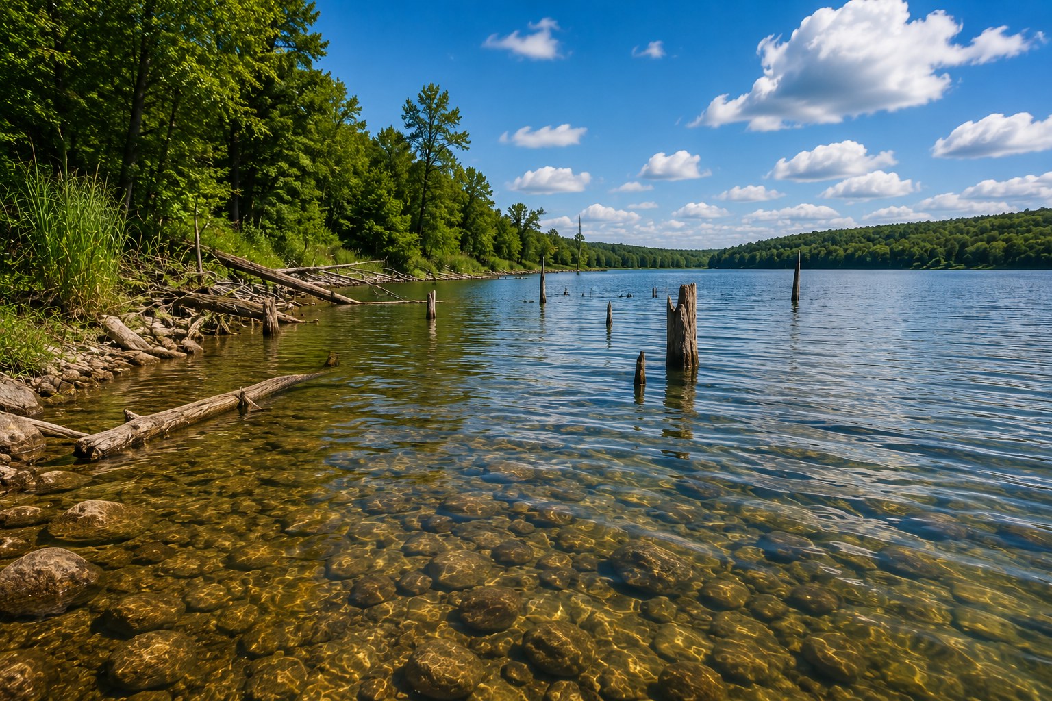 Shallow Fishing (0-5') bass fishing conditions