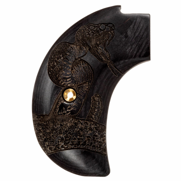 Altamont Black Rattle Snake Bird Head Grip